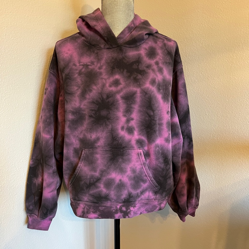 DSG Cropped Tie Dye Hoodie